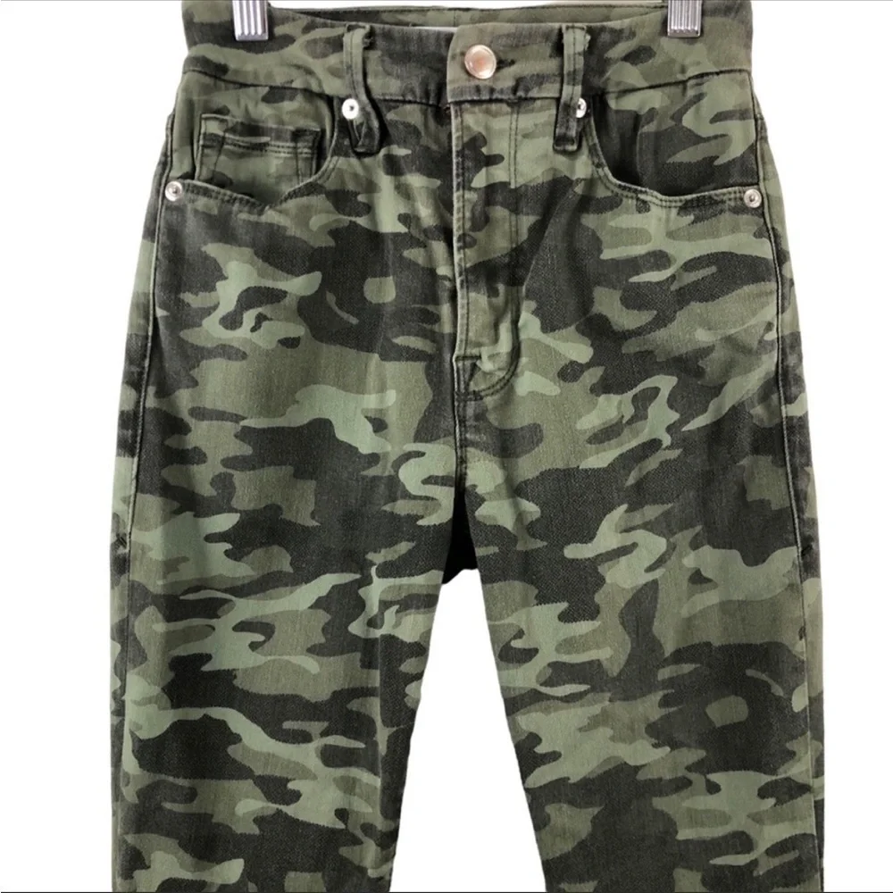 Good American Good Waist High Rise Camo Skinny Jeans - Picture 4 of 16